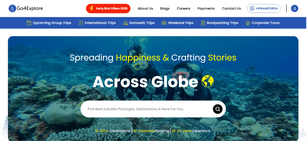 Go4Explore - Travel Website